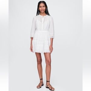 GAP White Lace Mini Dress NWT XS